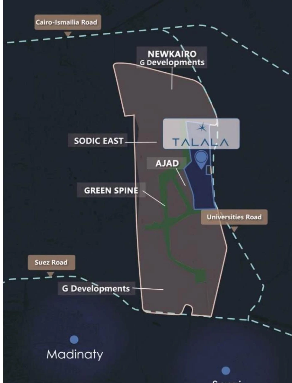 Talala location map
